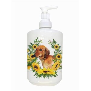 Carolines Treasures CK2844SOAP Dachshund Ceramic Soap Dispenser