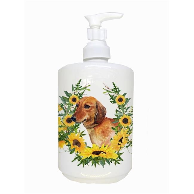 Carolines Treasures CK2844SOAP Dachshund Ceramic Soap Dispenser