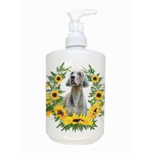 Carolines Treasures CK2866SOAP Weimaraner Ceramic Soap Dispenser
