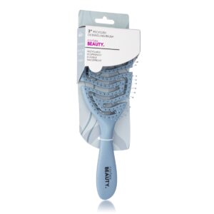Cortex Beauty CB-BRU3ECO-BLU Recycled Detangling Brush, Blue